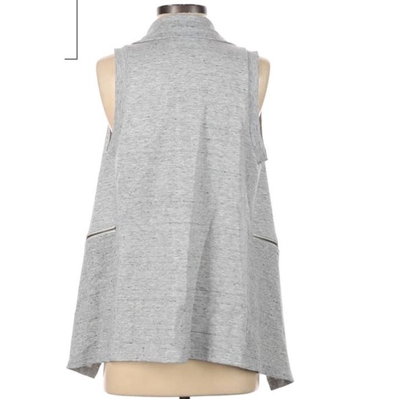 ANTHROPOLOGIE Saturday Sunday Heather Grey Vest Wrap - Picture 2 of 4